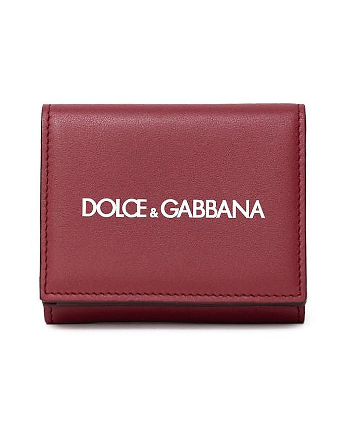 Dolce & Gabbana Red Calfskin Wallet