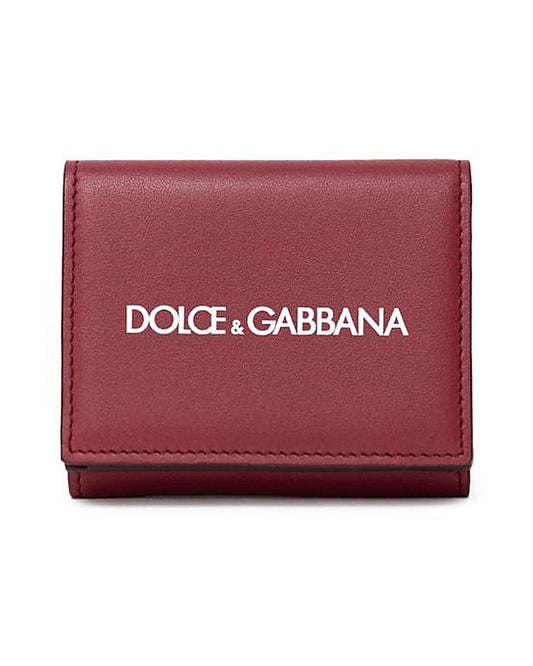 Dolce & Gabbana Red Calfskin Wallet