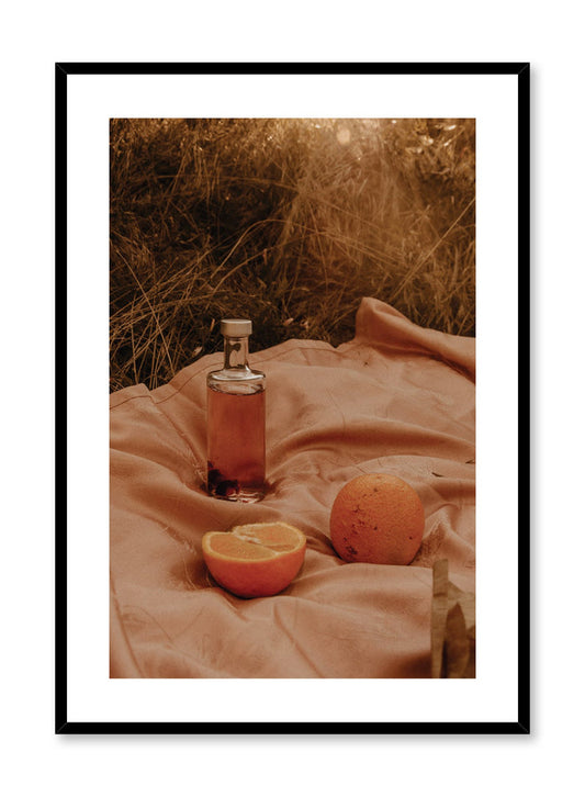 Drinks & Citrus is sunny picnic photography poster by Opposite Wall.