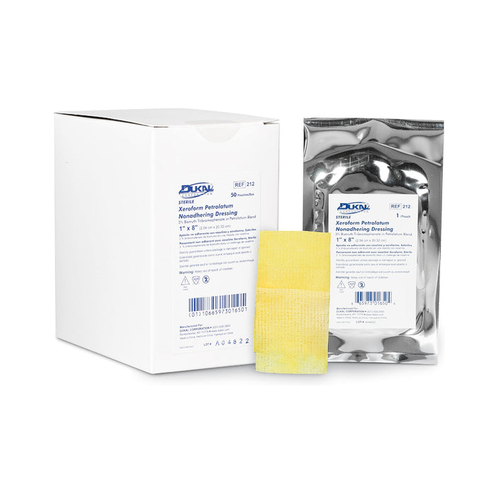 Dukal Xeroform Petrolatum Gauze, Sterile