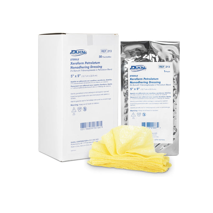 Dukal Xeroform Petrolatum Gauze, Sterile