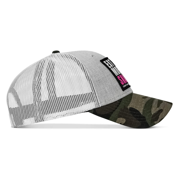 Eat More Snacks Patch Snapback Hat