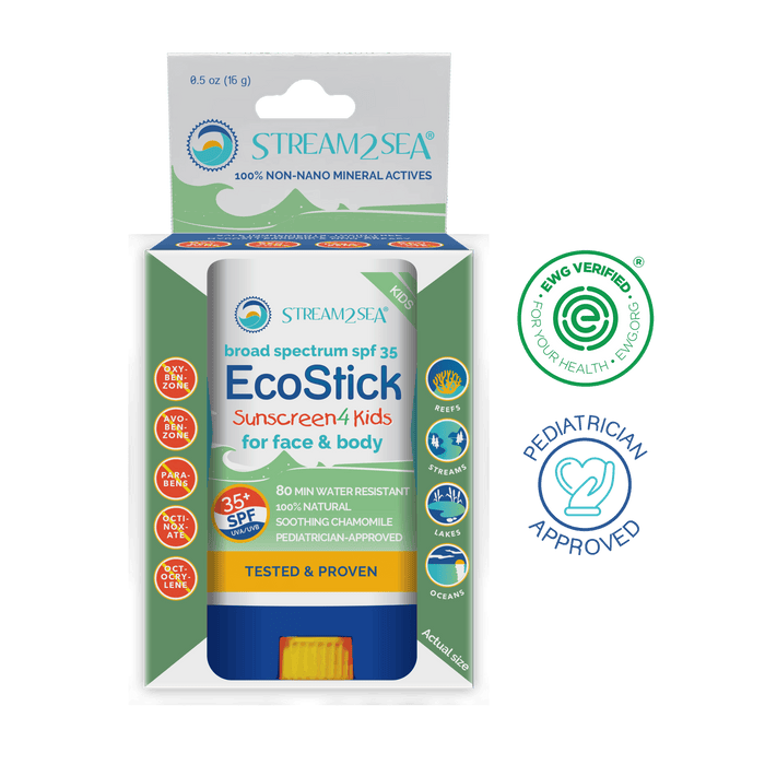 Stream2Sea EcoStick Sunscreen For Kids (w/ Eco-Safe Zinc™)