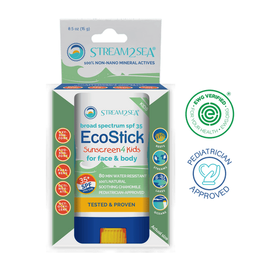 Stream2Sea EcoStick Sunscreen For Kids (w/ Eco-Safe Zinc™)
