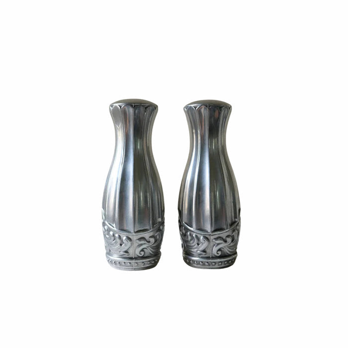 Edwardian Silver-Plated Salt & Pepper Shakers (Pair)