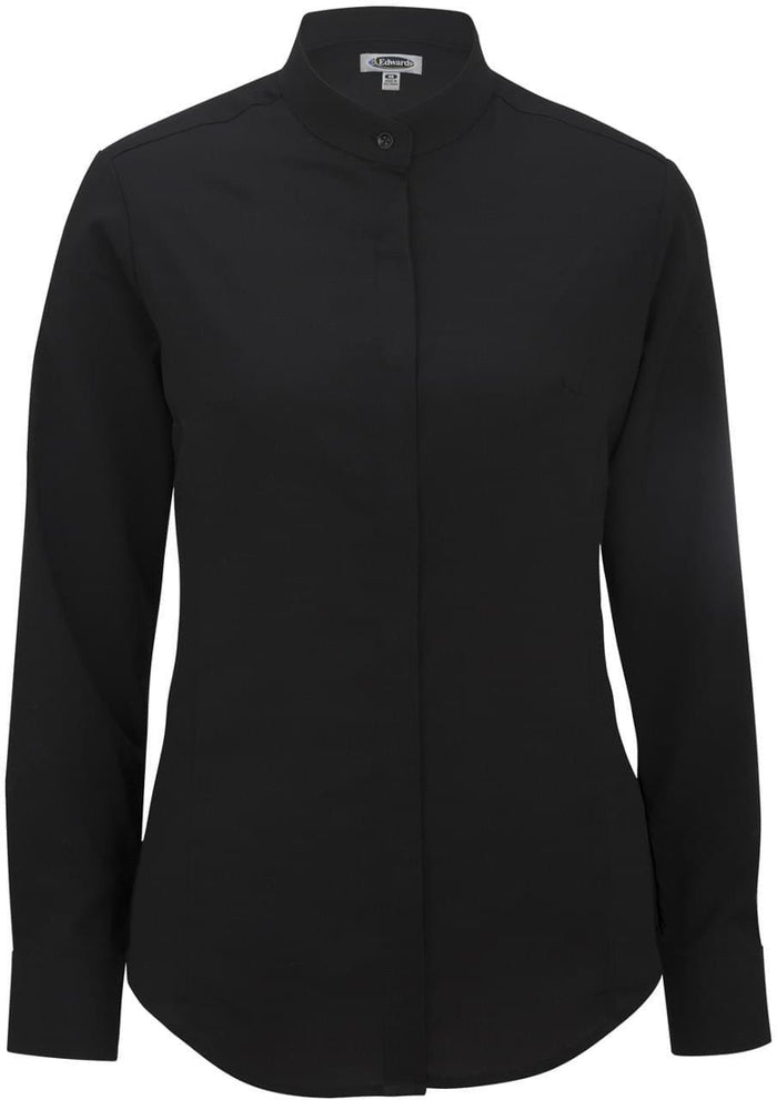 Edwards Women's Bastiste Banded Collar Shirt
