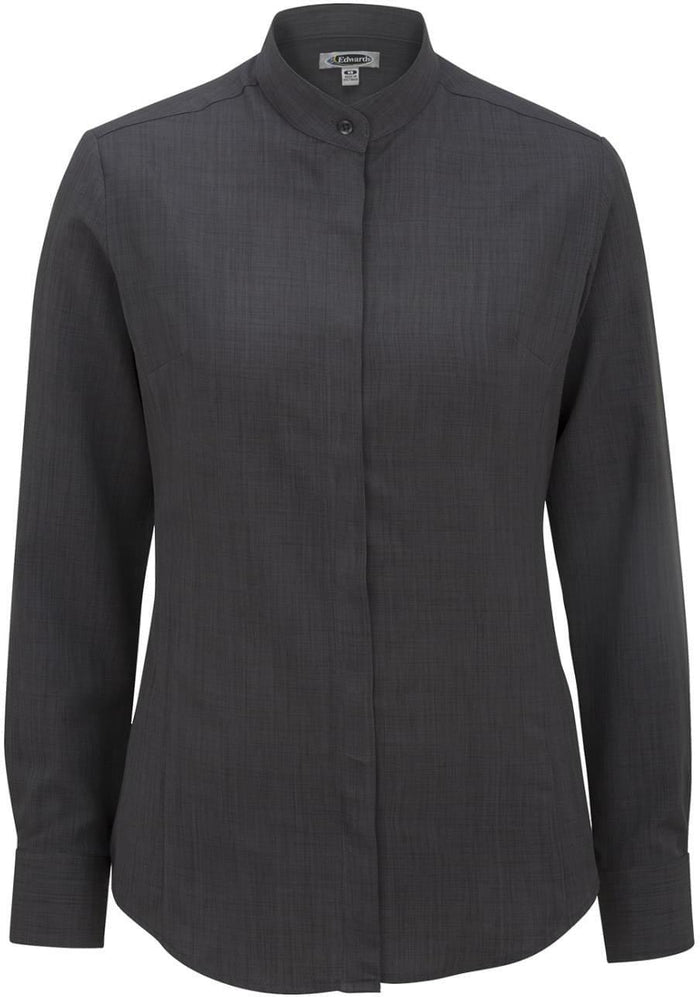 Edwards Women's Bastiste Banded Collar Shirt