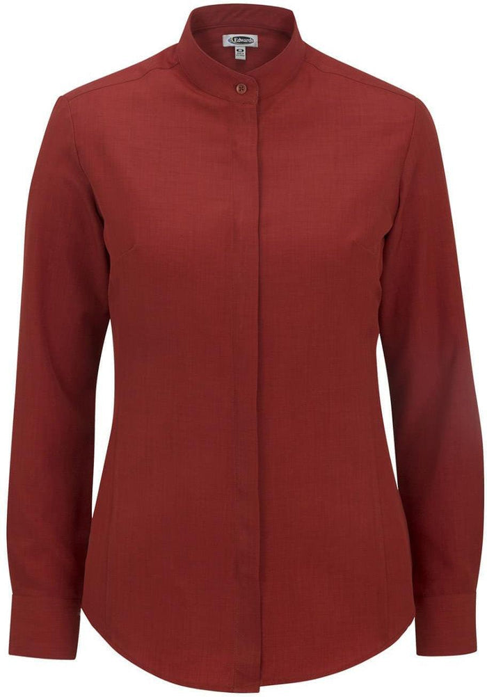 Edwards Women's Bastiste Banded Collar Shirt