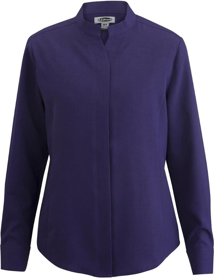 Edwards Women's Bastiste Stand Up Collar Shirt