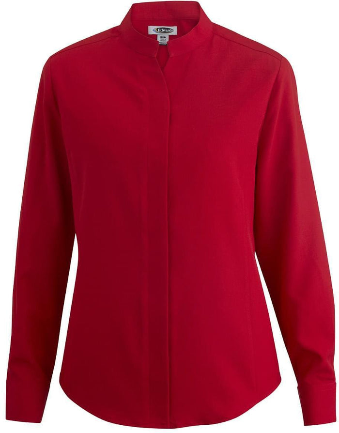 Edwards Women's Bastiste Stand Up Collar Shirt