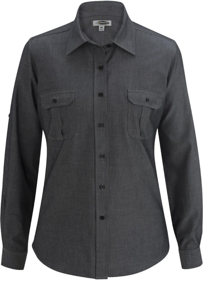 Edwards Women's Chambrey Roll Up Sleeve Shirt