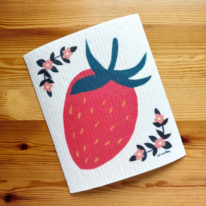 Strawberry Swedish Dishcloth