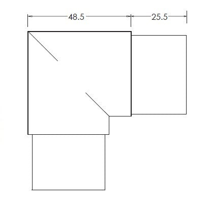 EURO OFFSET 38MM DIAMETER90 Degrees JOINER - Image 2