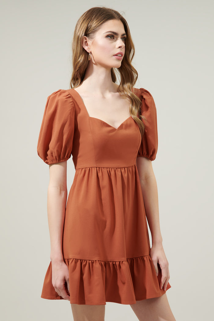 Evy Sweetheart Mini Dress