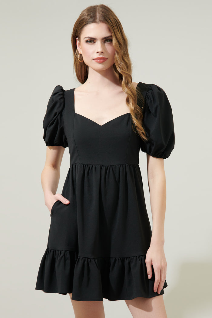 Evy Sweetheart Mini Dress