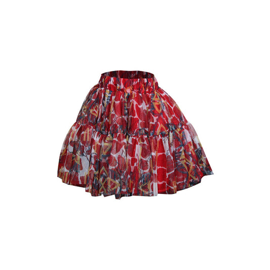 Fabrosanz: Christmas Print Tulle Skirt -Kids