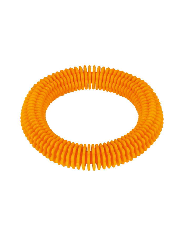 Fashy lamellar diving ring with orange spiral spring toy