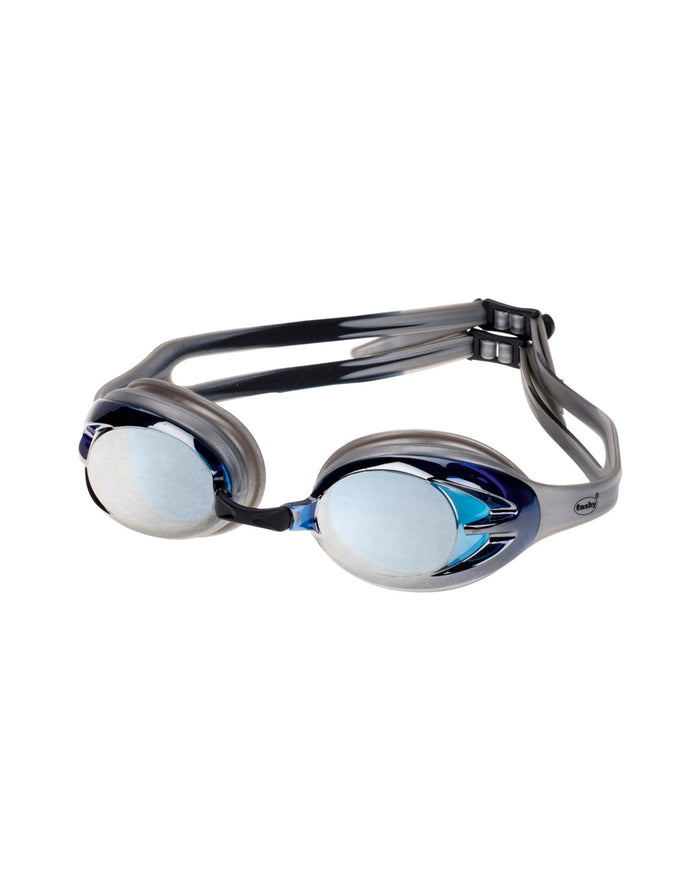 Fashy Power Mirrored swim goggles in silver blue lenses