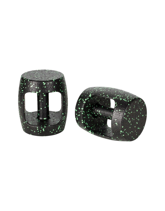 Black speckled rubber wristband for Fashy Ultralight Aqua Dumbbell with central hole