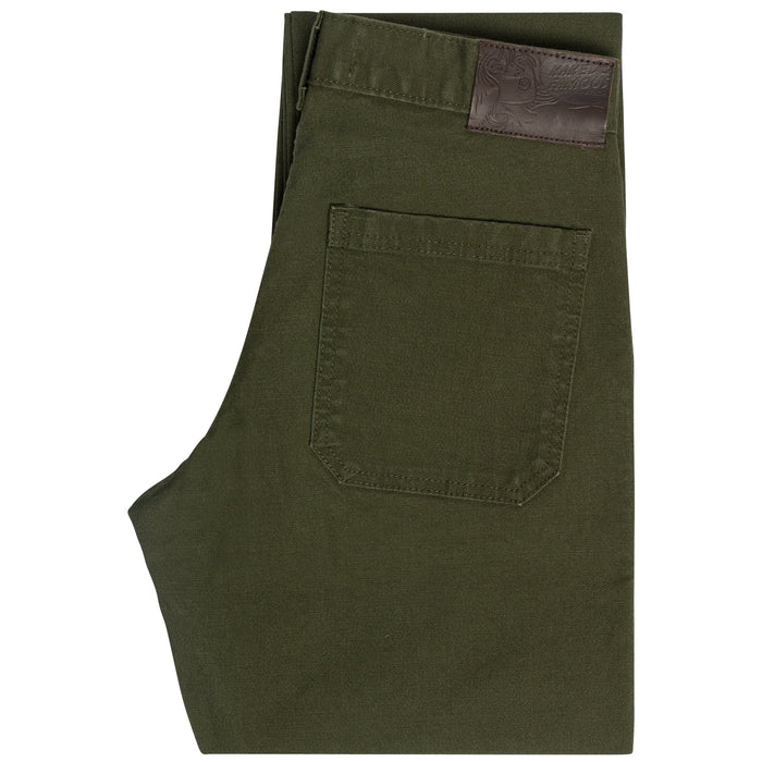 Fatigue Pant - Green Canvas by Naked & Famous Denim