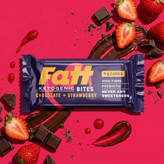 Fatt Chocolate + Strawberry Bites 35g