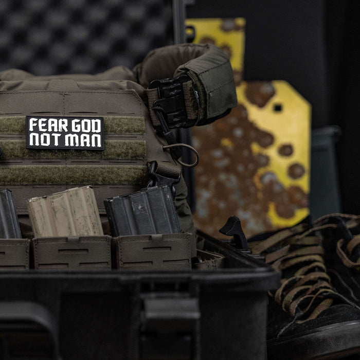 Fear God. Not Man. PVC Patch