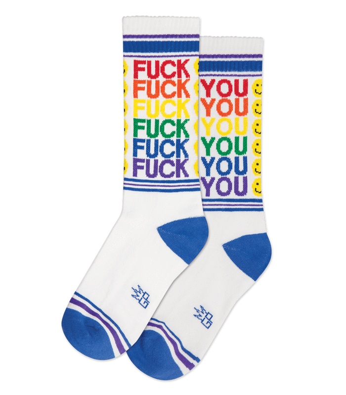 FU / SMILEY FACE CREW SOCKS