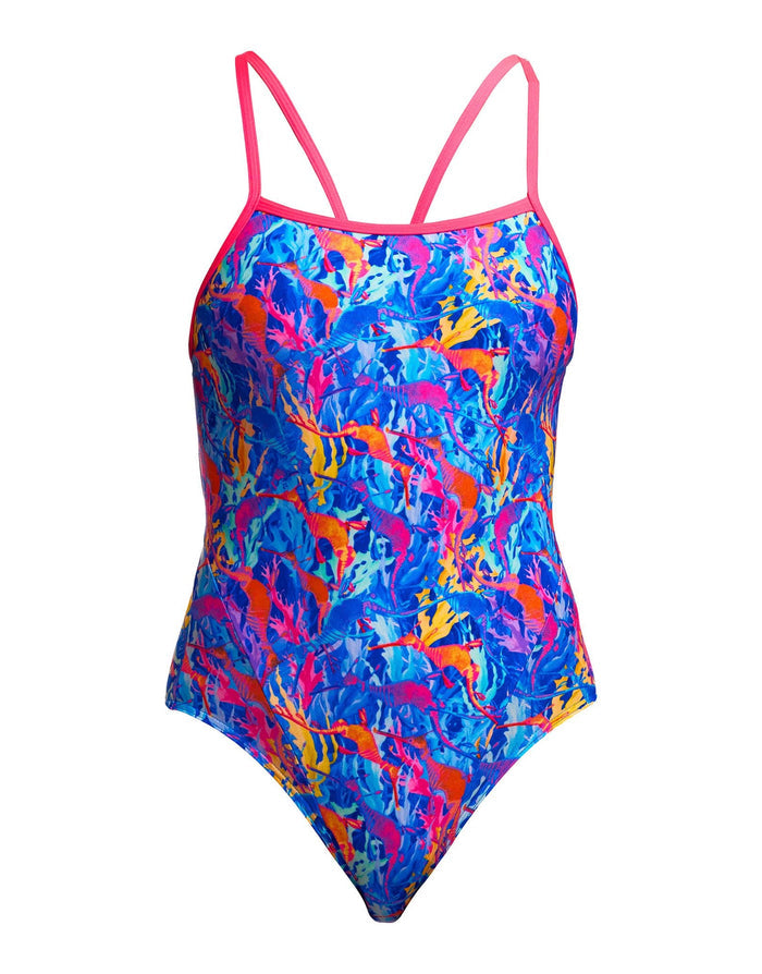 Funkita Dragon Den Single Strap Swimsuit - Multi