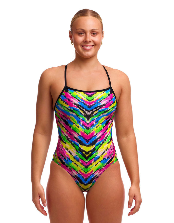 Funkita Happy Hide Single Strap Swimsuit - Multi
