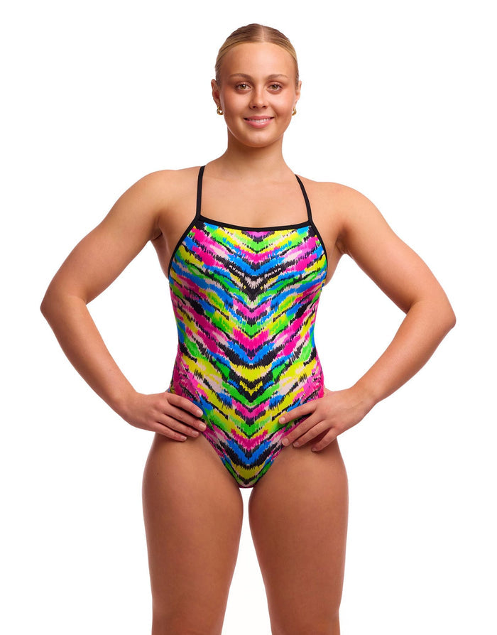 Funkita Happy Hide Single Strap Swimsuit - Multi