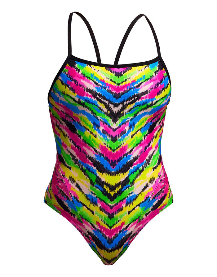 Funkita Happy Hide Single Strap Swimsuit - Multi