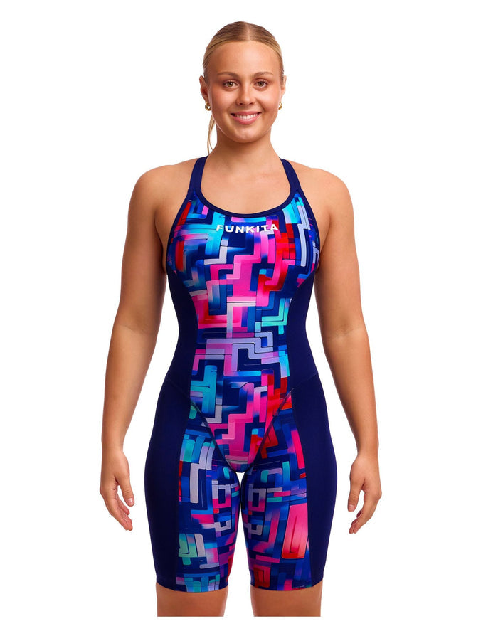 Funkita You Tubey Fast Training One Piece Legsuit - Navy/Multi
