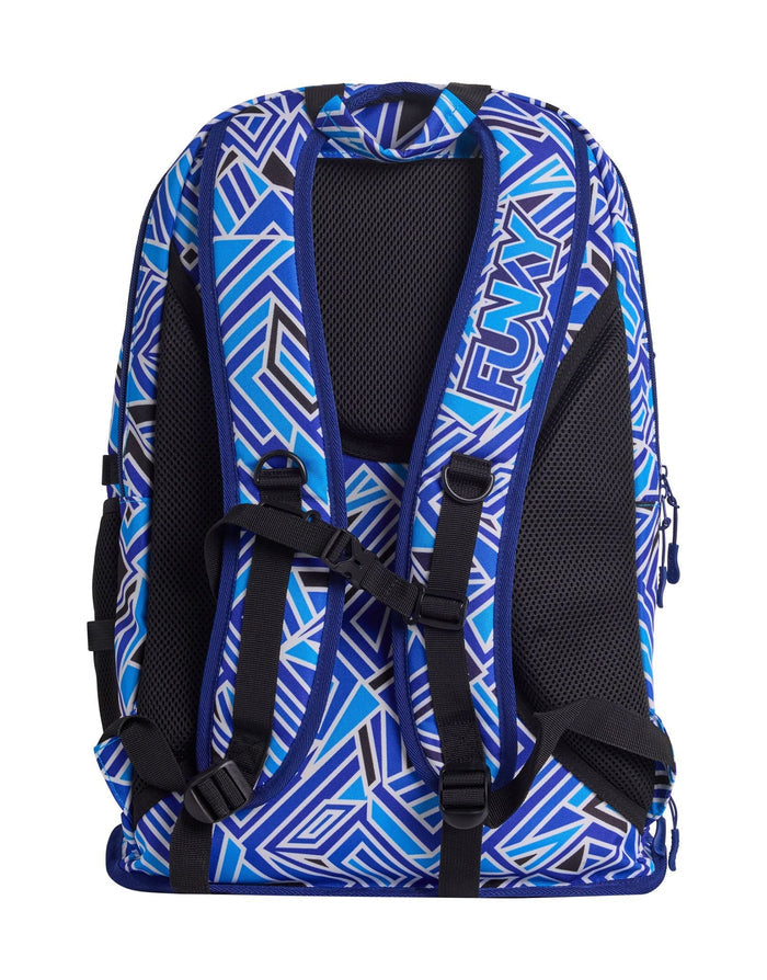 Funky Trunks Blue Bits Elite Squad 36L Backpack - Blue
