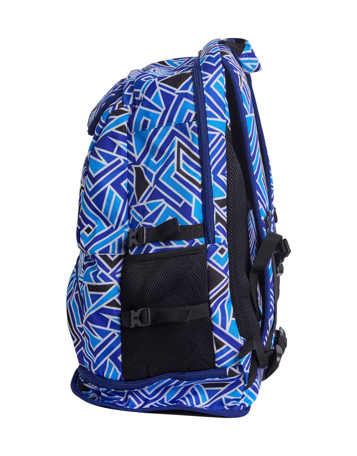 Funky Trunks Blue Bits Elite Squad 36L Backpack - Blue