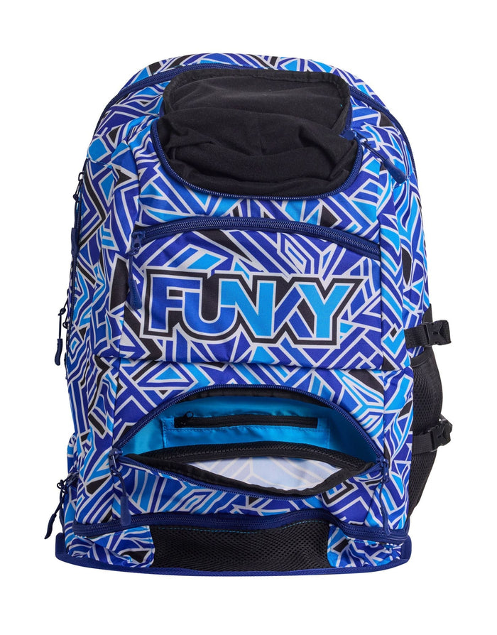 Funky Trunks Blue Bits Elite Squad 36L Backpack - Blue