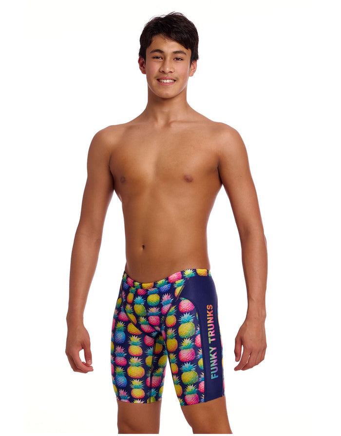 Funky Trunks Boys Pine Gap Swim Training Jammers - Multi