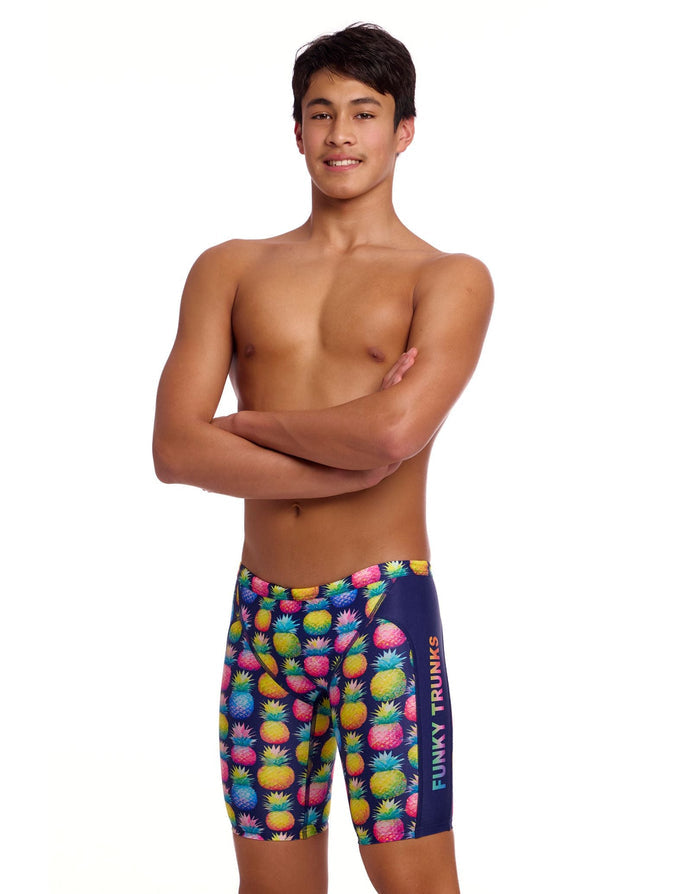 Funky Trunks Boys Pine Gap Swim Training Jammers - Multi