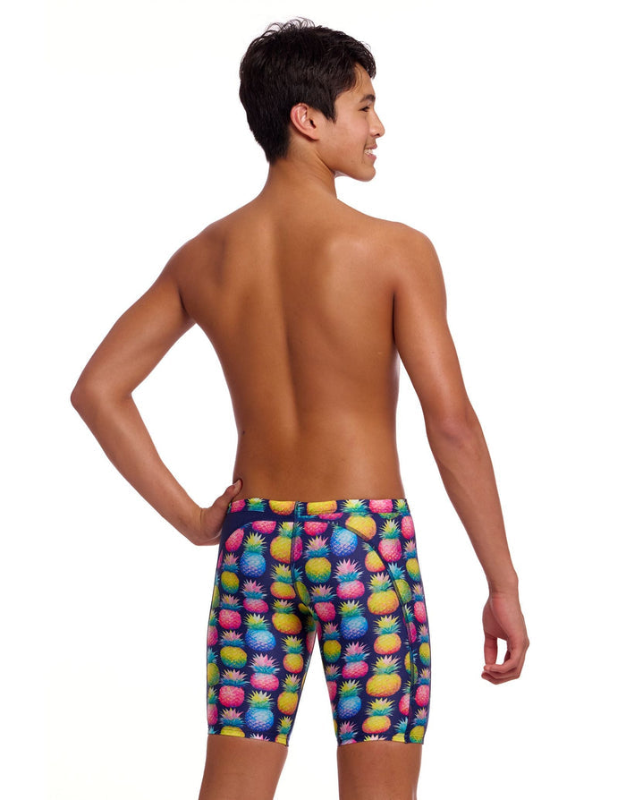 Funky Trunks Boys Pine Gap Swim Training Jammers - Multi