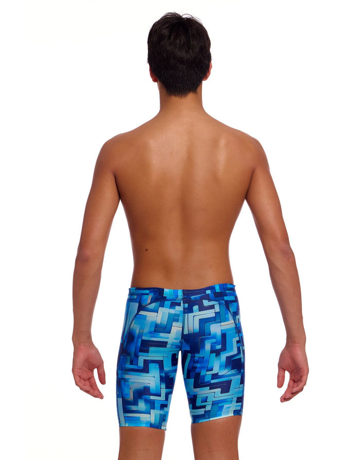 Funky Trunks Boys You Blued Swim Training Jammers - Blue