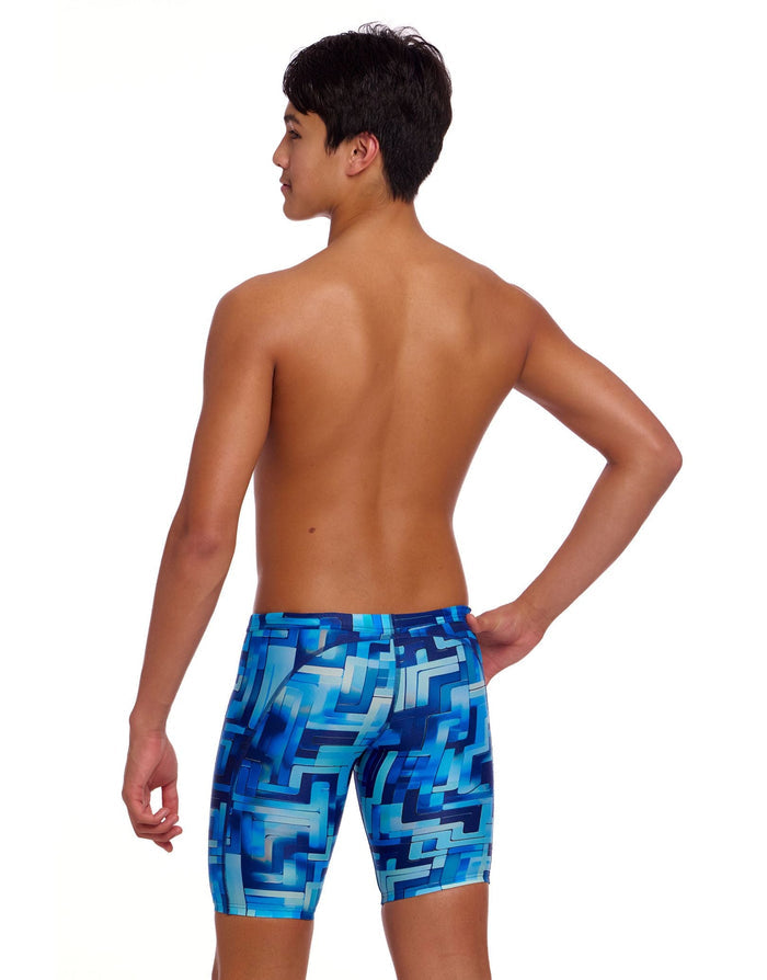 Funky Trunks Boys You Blued Swim Training Jammers - Blue