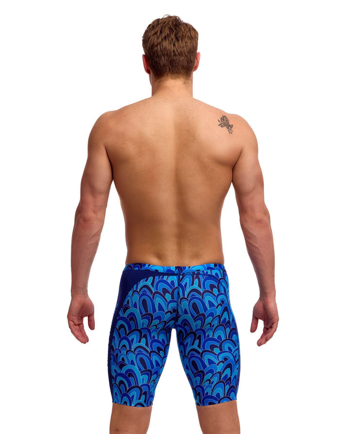 Funky Trunks Hill Billy Blues Swim Training Jammers - Blue