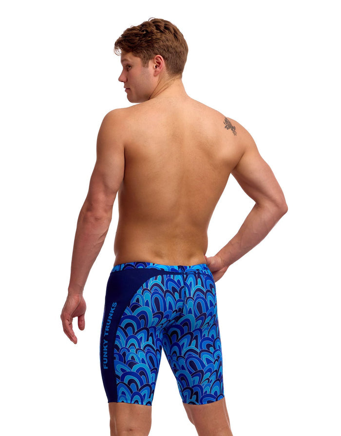 Funky Trunks Hill Billy Blues Swim Training Jammers - Blue