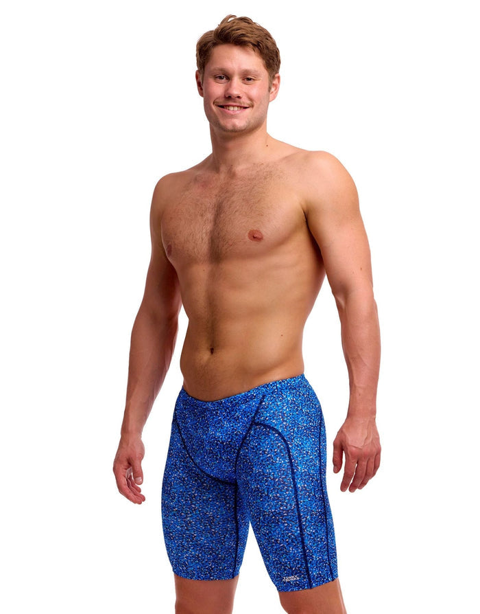 Funky Trunks Pebbles Swim Training Jammer - Blue