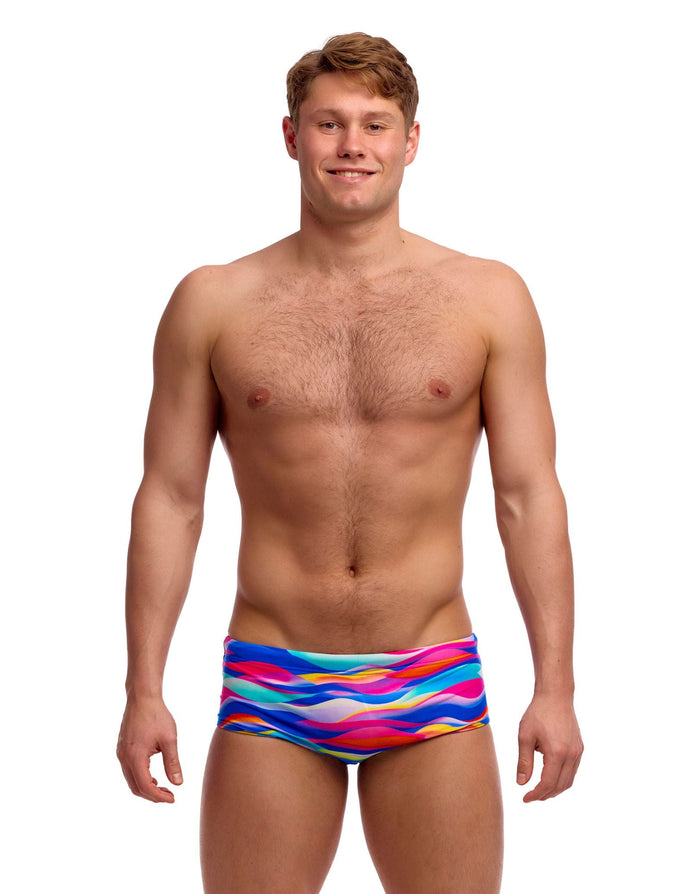 Funky Trunks Royal Wave Sidewinder Swim Trunks - Multi