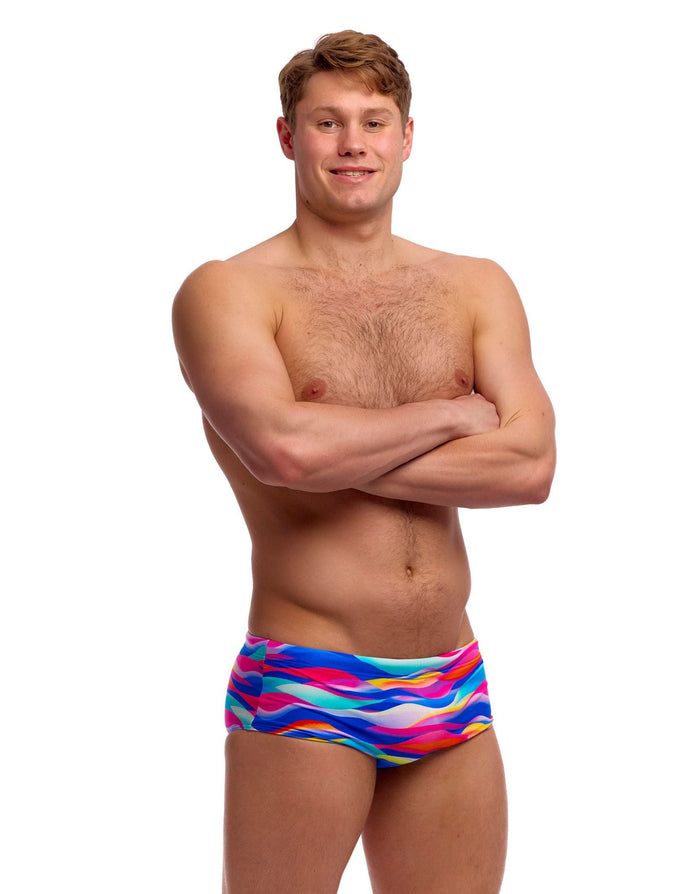 Funky Trunks Royal Wave Sidewinder Swim Trunks - Multi