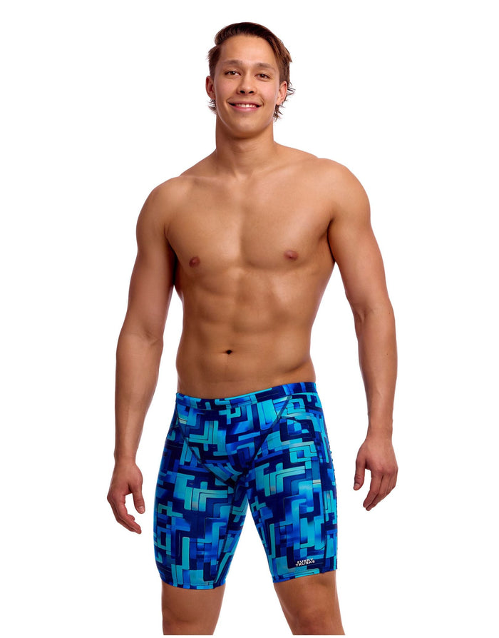 Funky Trunks You Blued Swim Training Jammers - Blue