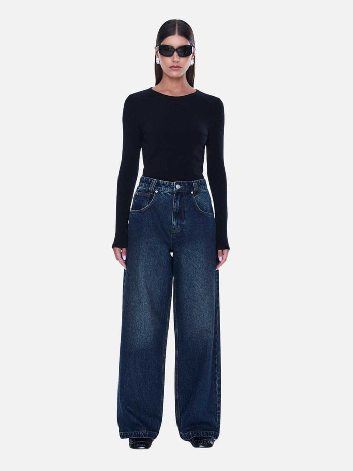 Georgia Denim Jean - Deep Indigo Wash