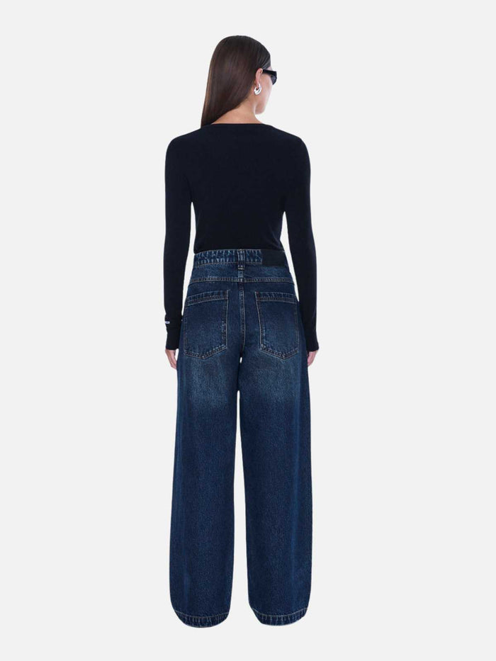 Georgia Denim Jean - Deep Indigo Wash