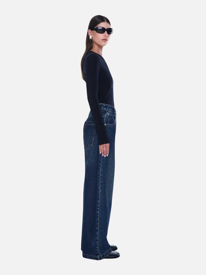 Georgia Denim Jean - Deep Indigo Wash
