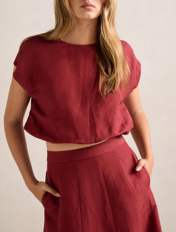 Georgina Bubble Hem Top Forever New